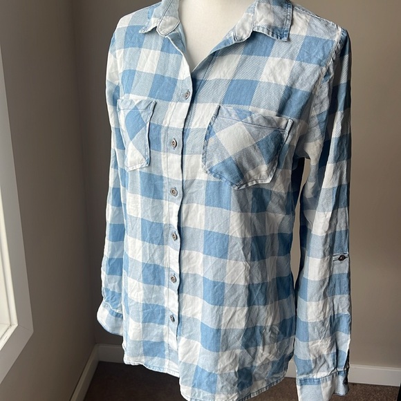My Style Plaid Button Down Shirt - Picture 9 of 10